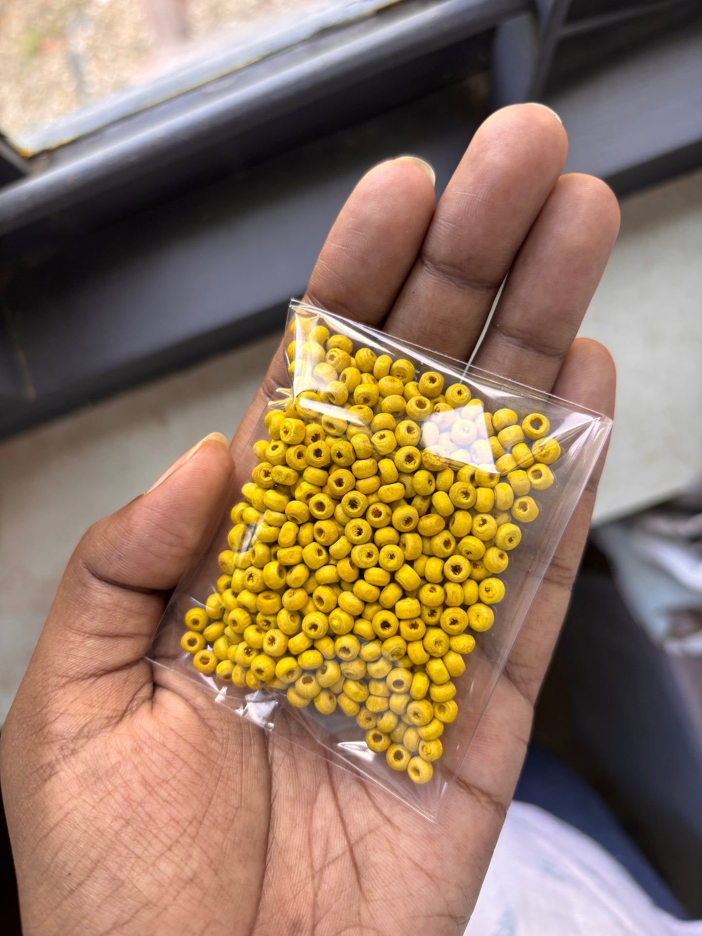 Beads -Yellow - T22
