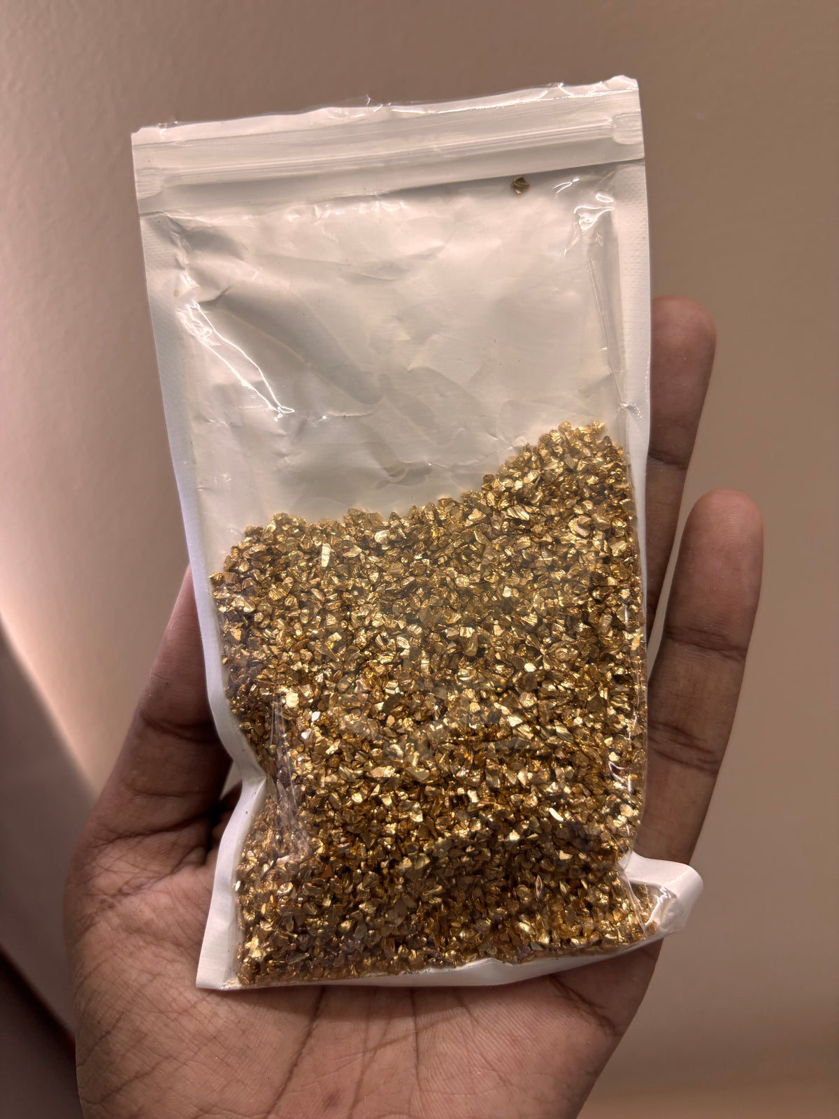Dark Gold stones for craft work(72 gms)