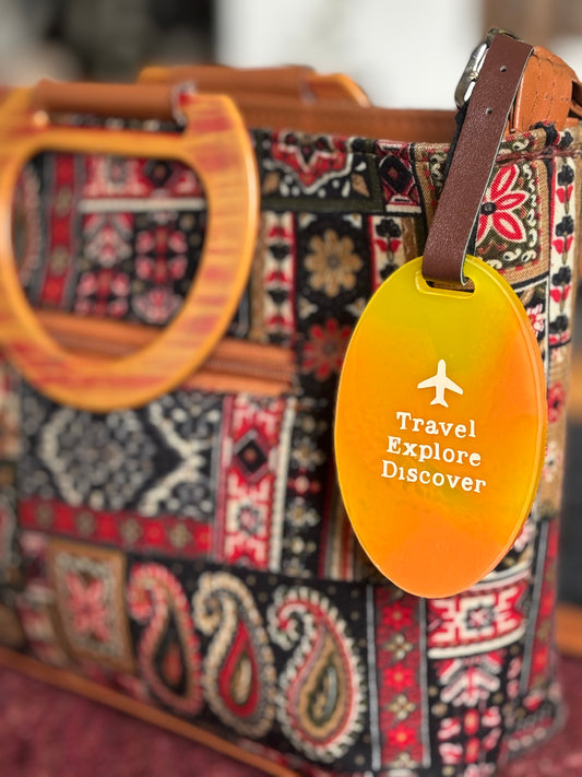 Luggage Tag - Travel, Explore, Discover