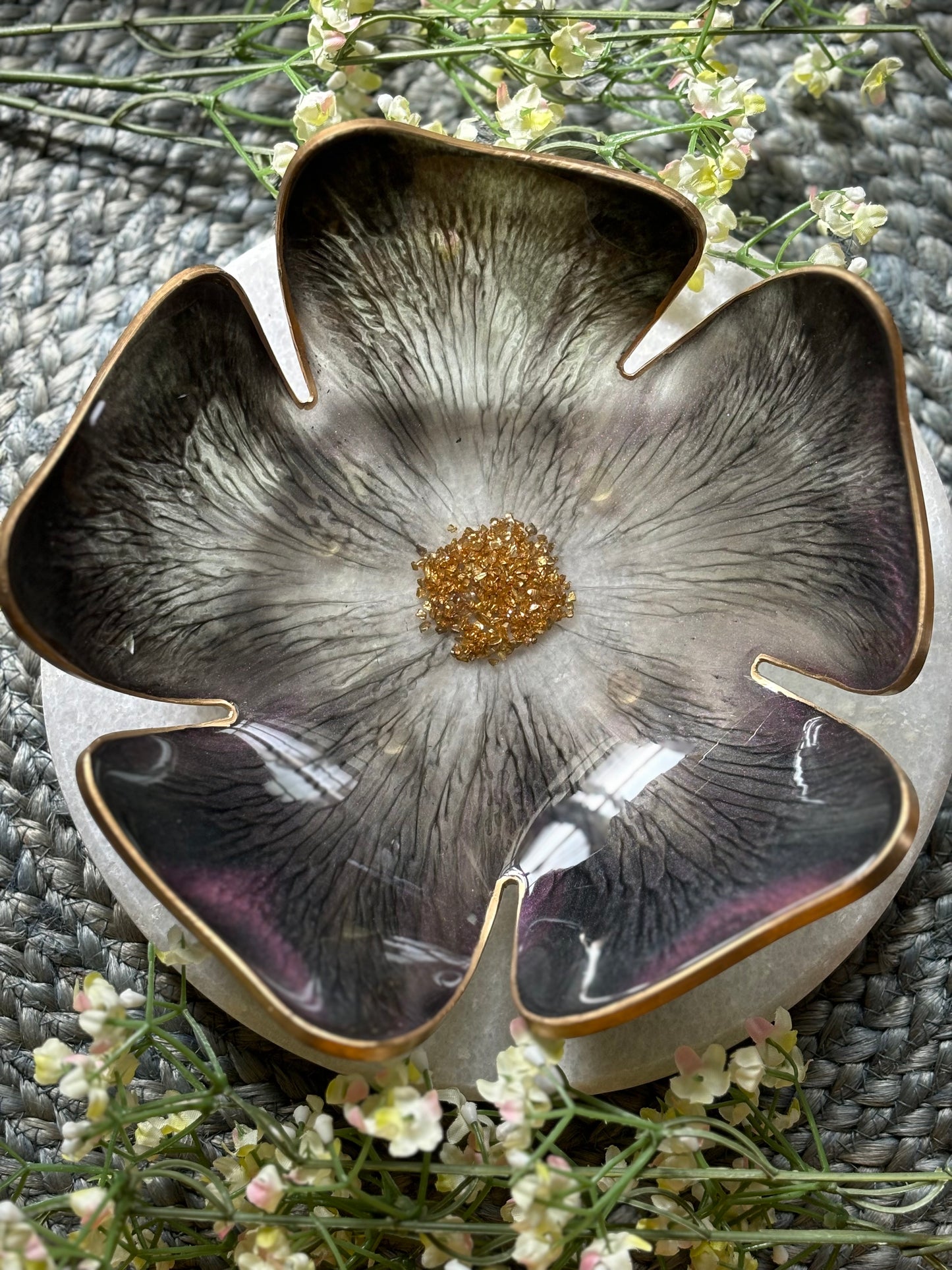 Black Trinket Tray - Large