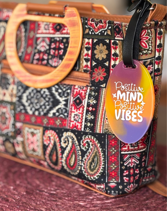 Luggage Tag - Positive Mind, Positive Vibe