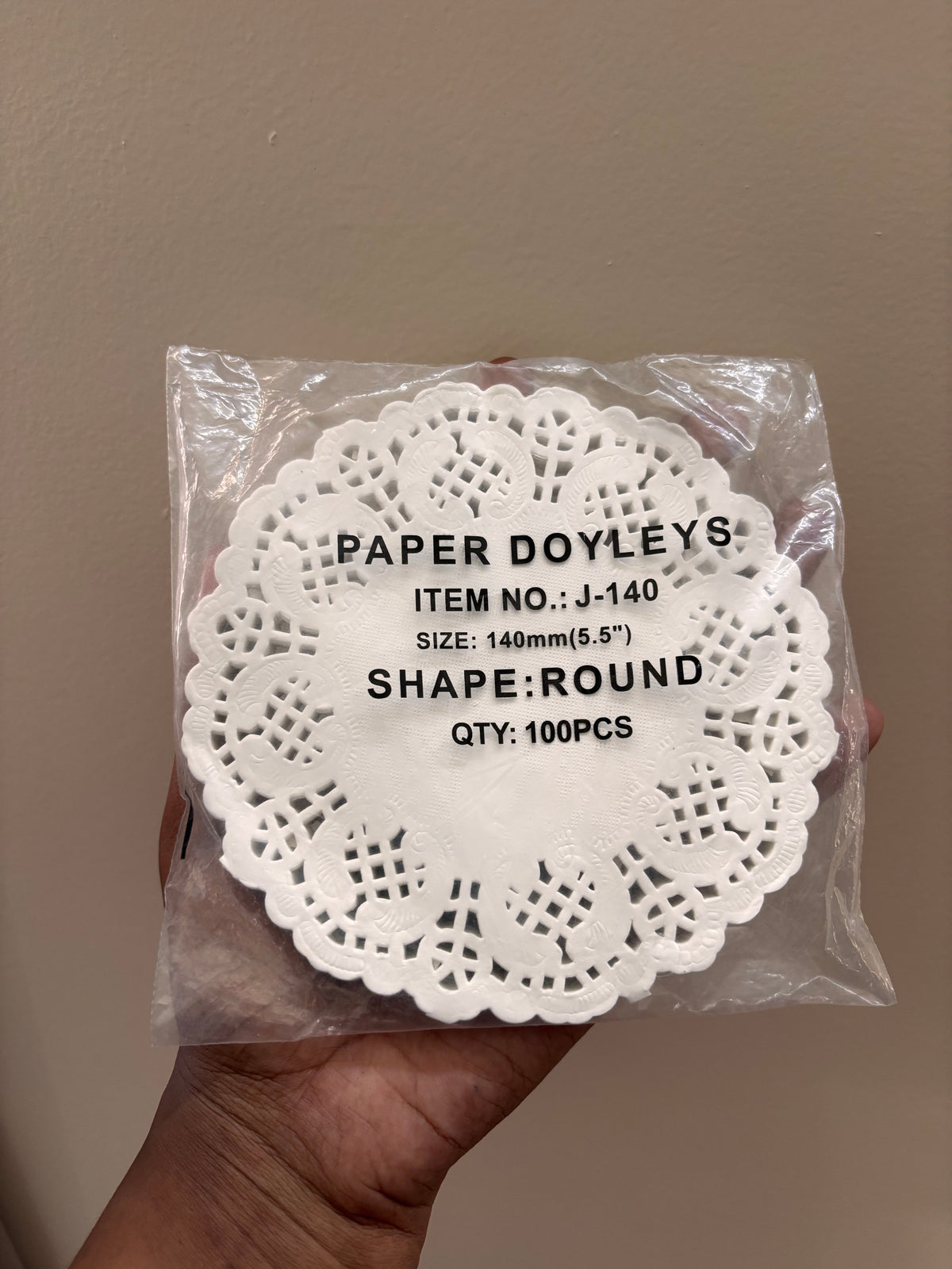 Round Shape Paper Doyleys(100 nos)