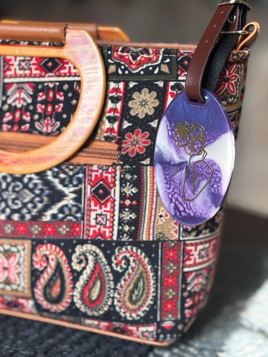 Luggage Tag - Lady - Design 2