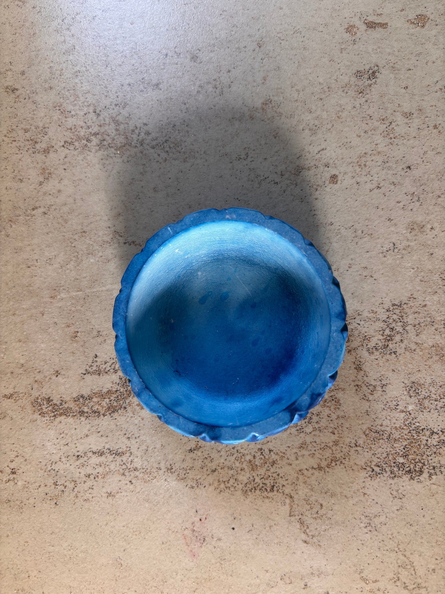 Blue Candle Jar - 1 no
