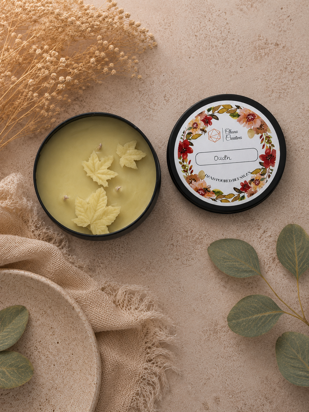 Aura Bowl Candle- Oudh fragrance