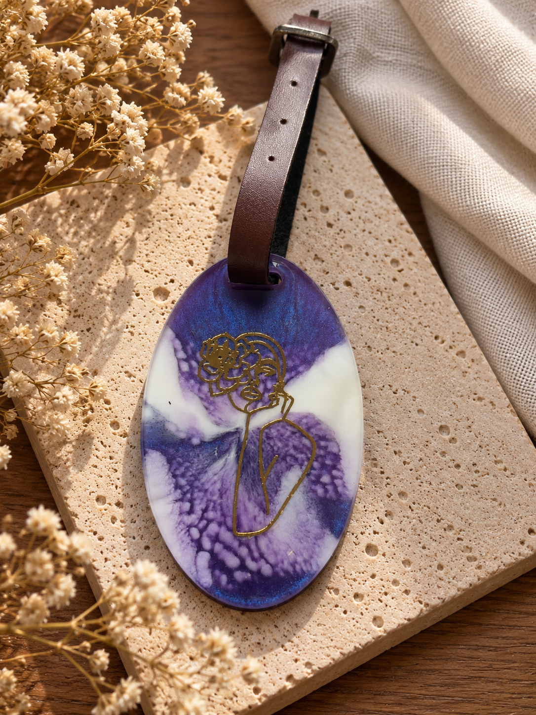 Luggage Tag - Lady - Design 2