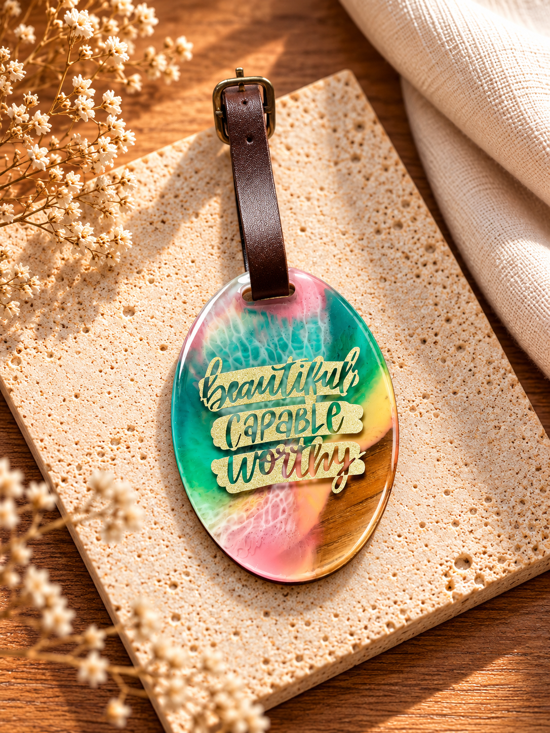 Luggage Tag - Beautiful, Capable, Worthy