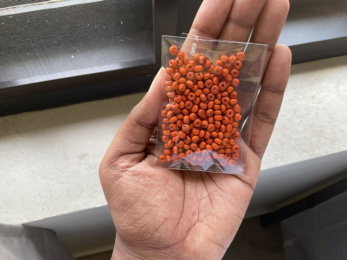 Beads -Orange - T30