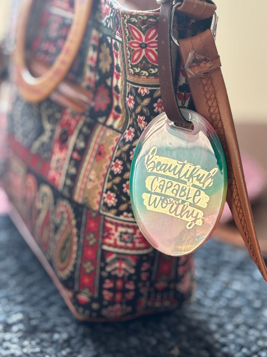 Luggage Tag - Beautiful, Capable, Worthy