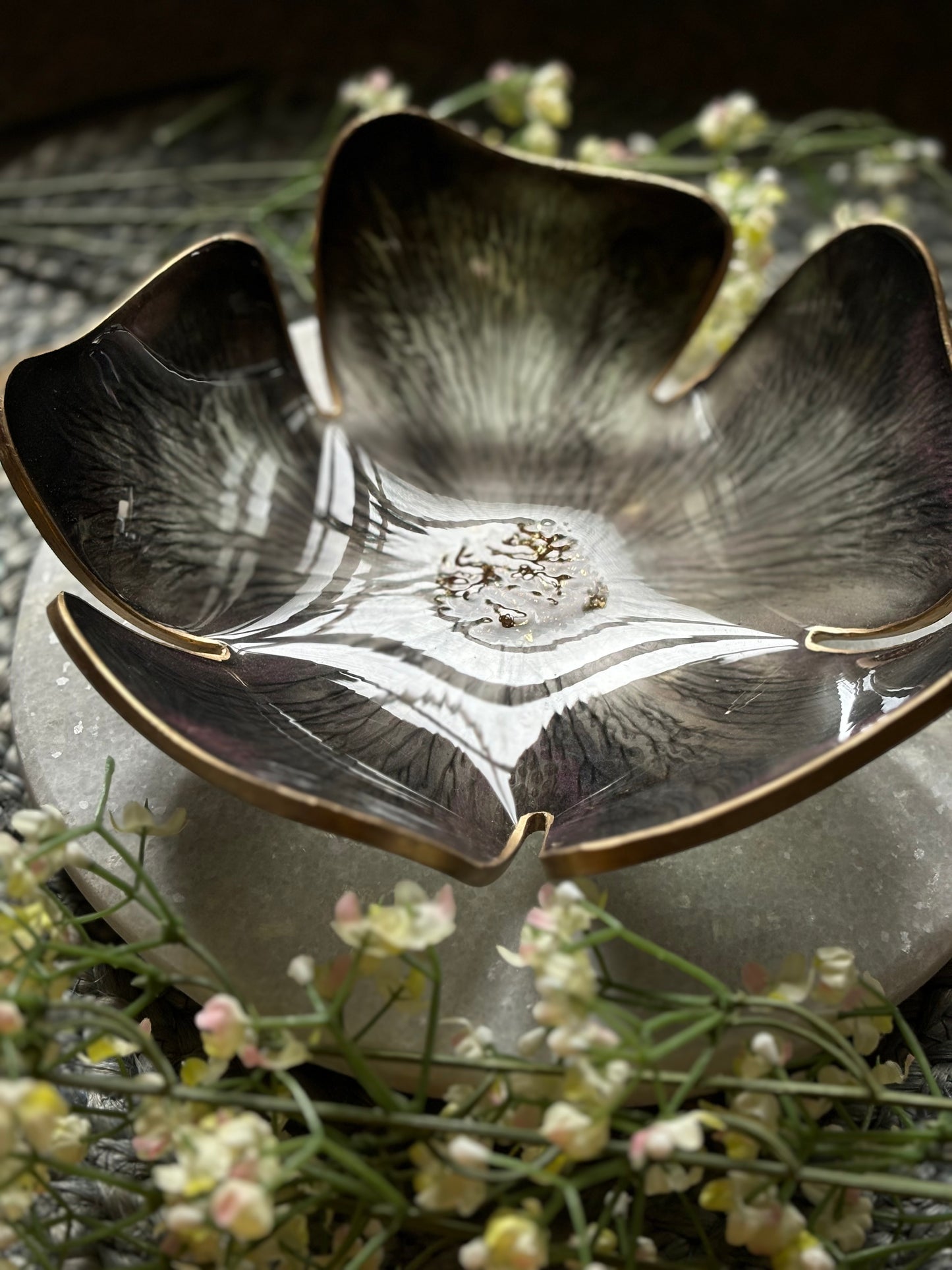 Black Trinket Tray - Large