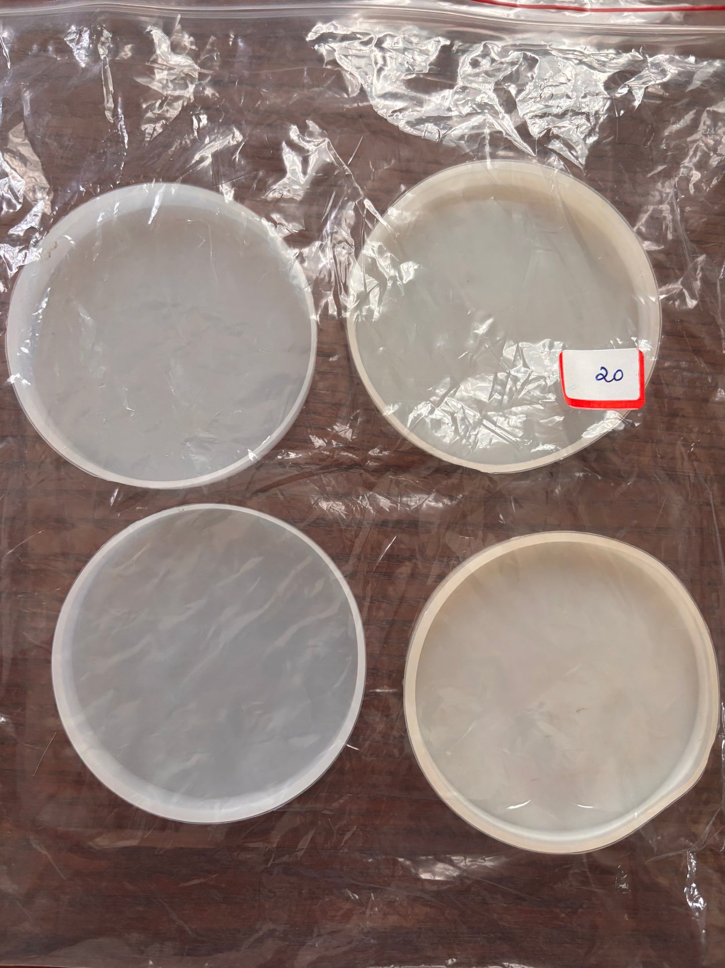 Mould - 3 inch Coaster - Set of 4 - 20