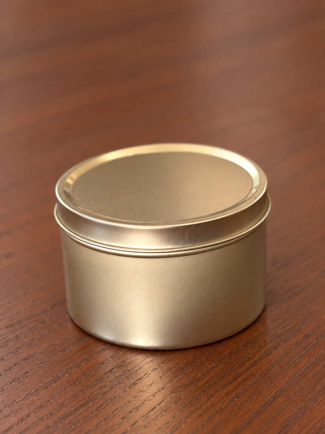 Gold Tin Candle Jar - Set of 2 nos