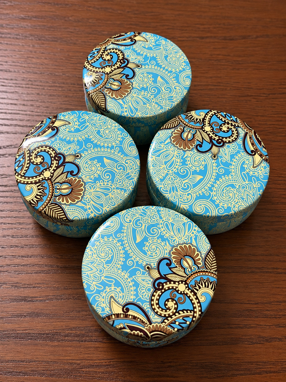 Small Mandala Tin Jars - TYPE 7