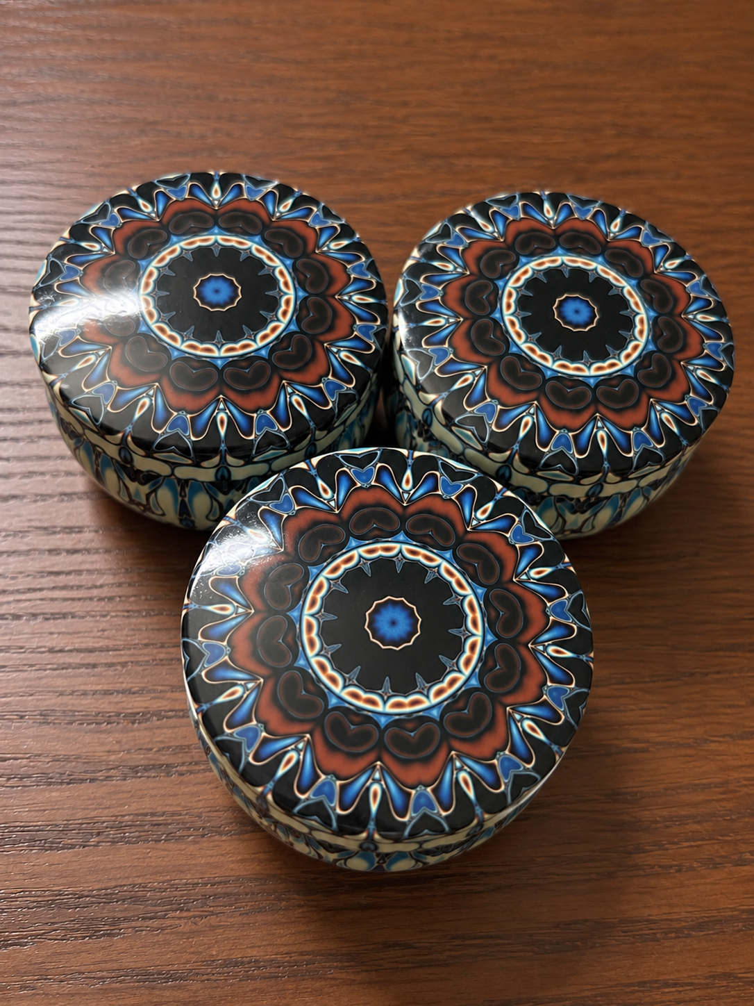 Small Mandala Tin Jars - TYPE 9