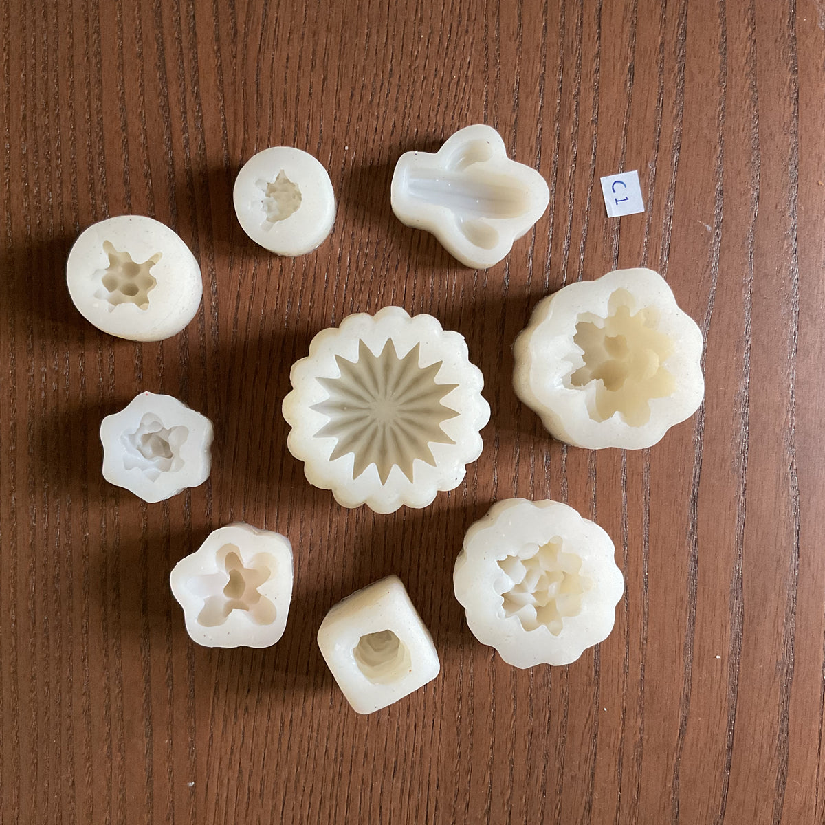 Mould - Cactus - Set of 9 - C1