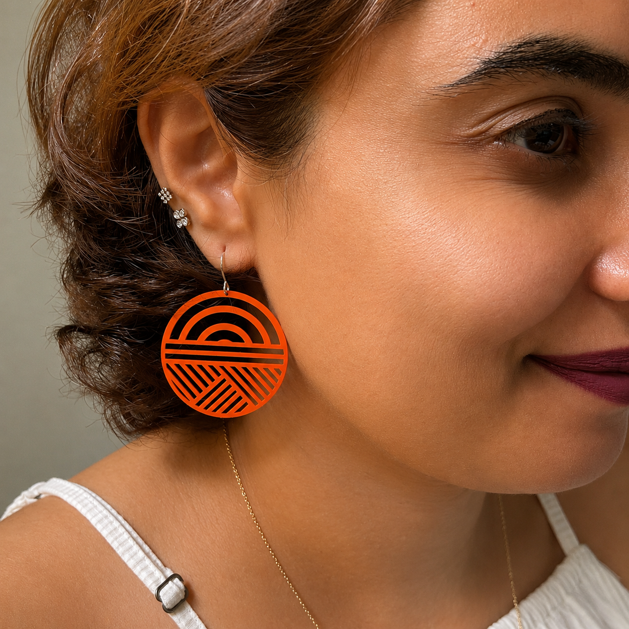 Brass, Plated & Alloy Earrings