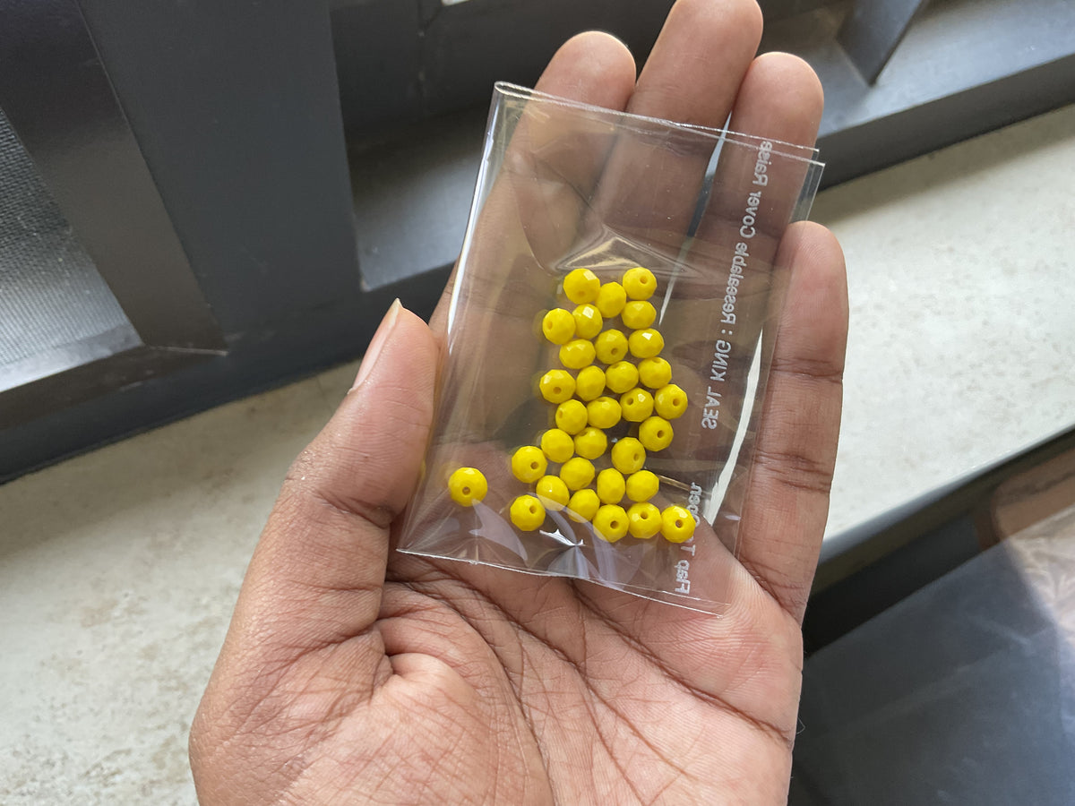 Beads - Yellow - T40