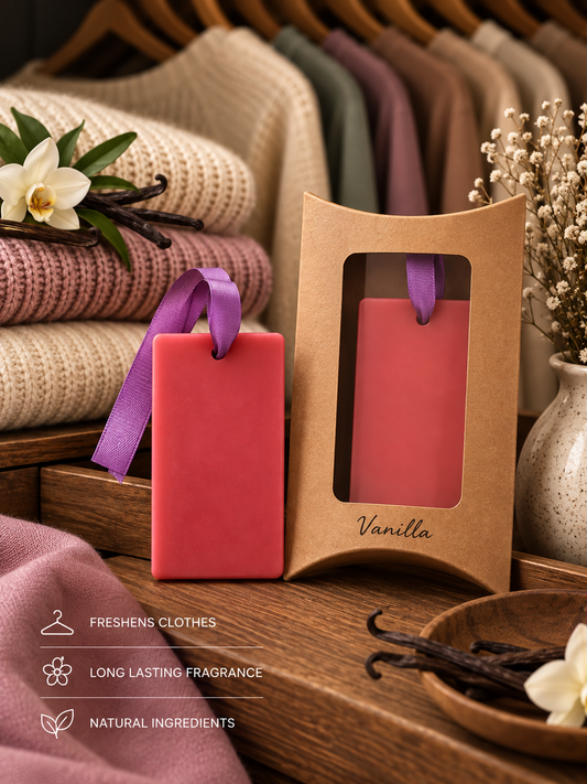 Wardrobe Wax Tablet -Vanilla Fragrance