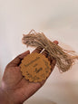 Handmade with love tag with string - 194 nos - 2.8 inch