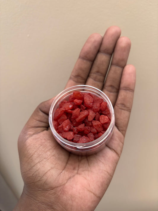 Red stone for craft work(89 gms)
