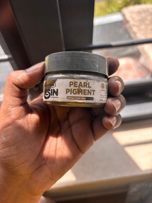 Mica Powder(Used) - Antique Gold Olive