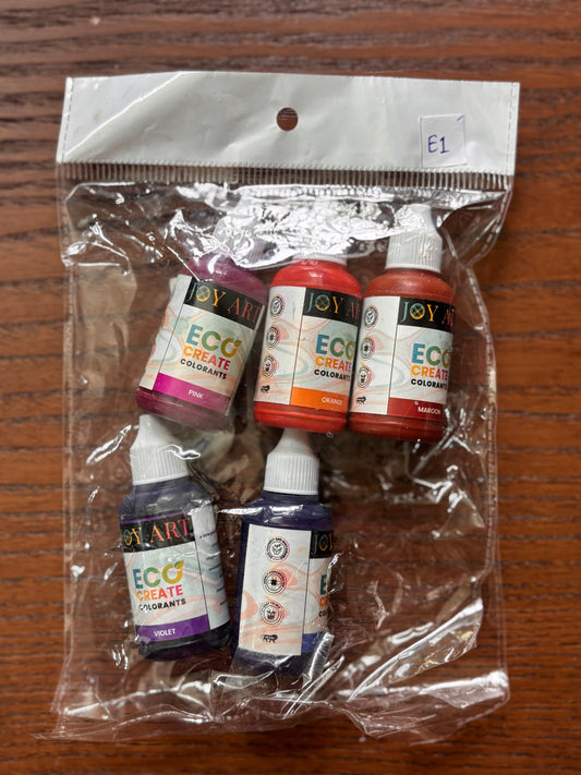 Eco Create Pigments - Set of 5 - E1