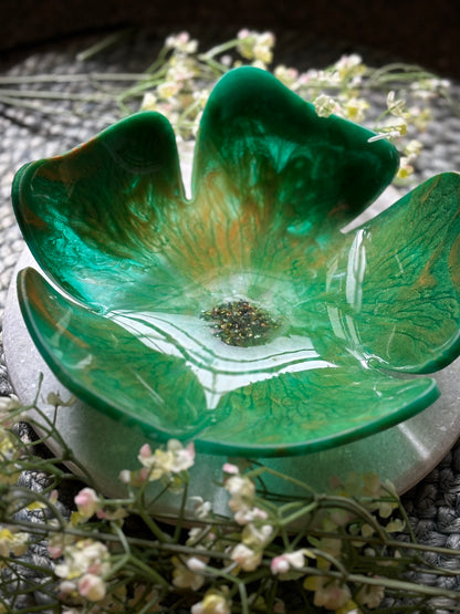 Green Trinket Tray - Large