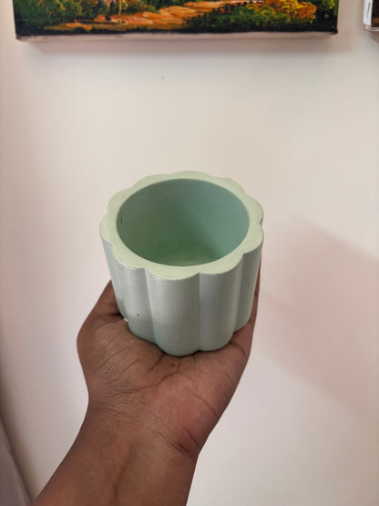 Sunflower Concrete Jar- Set of 7 nos