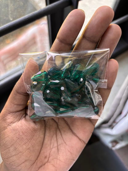 Beads -Green - T11