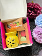 Diwali Hamper - Yellow Diffuser Kit - Melts, Tealight Candles & Ceramic Diffuser