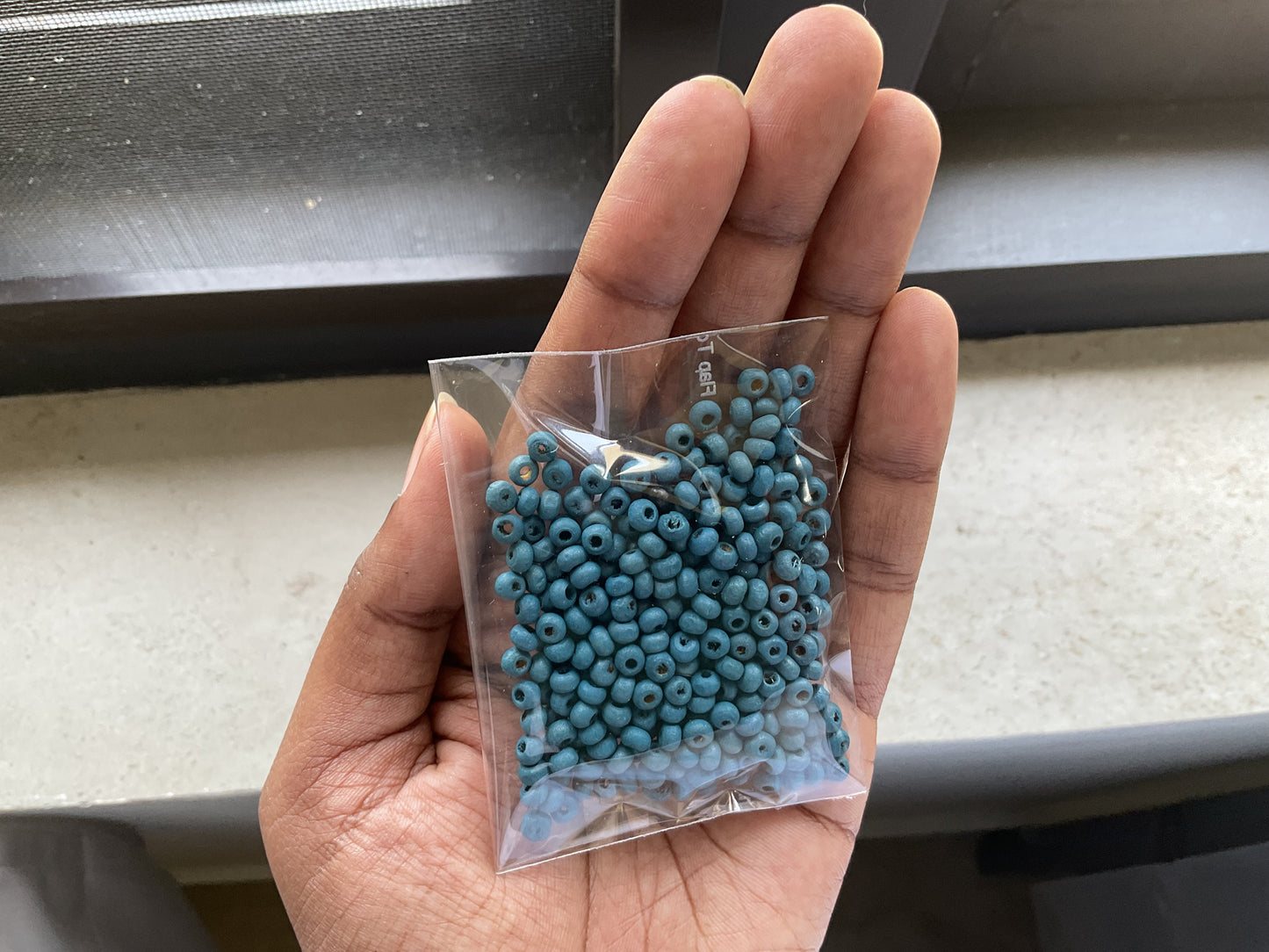 Beads -Ash Blue - T27