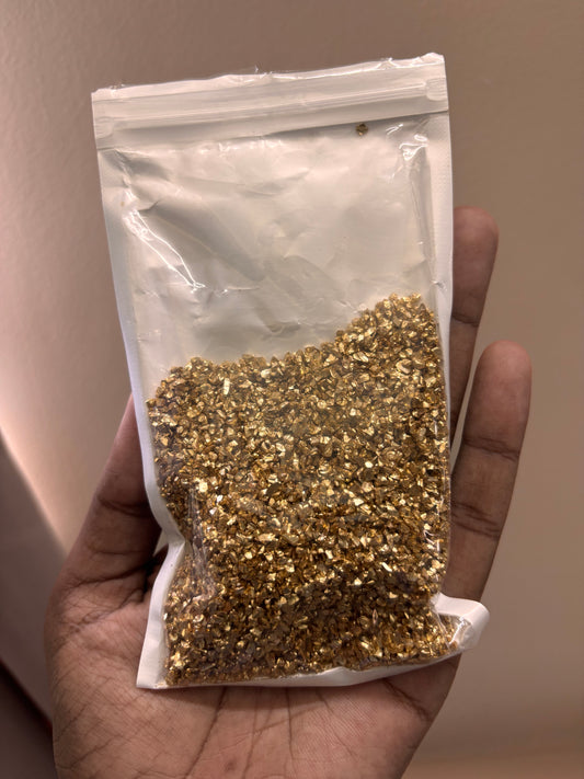 Dark Gold stones for craft work(72 gms)