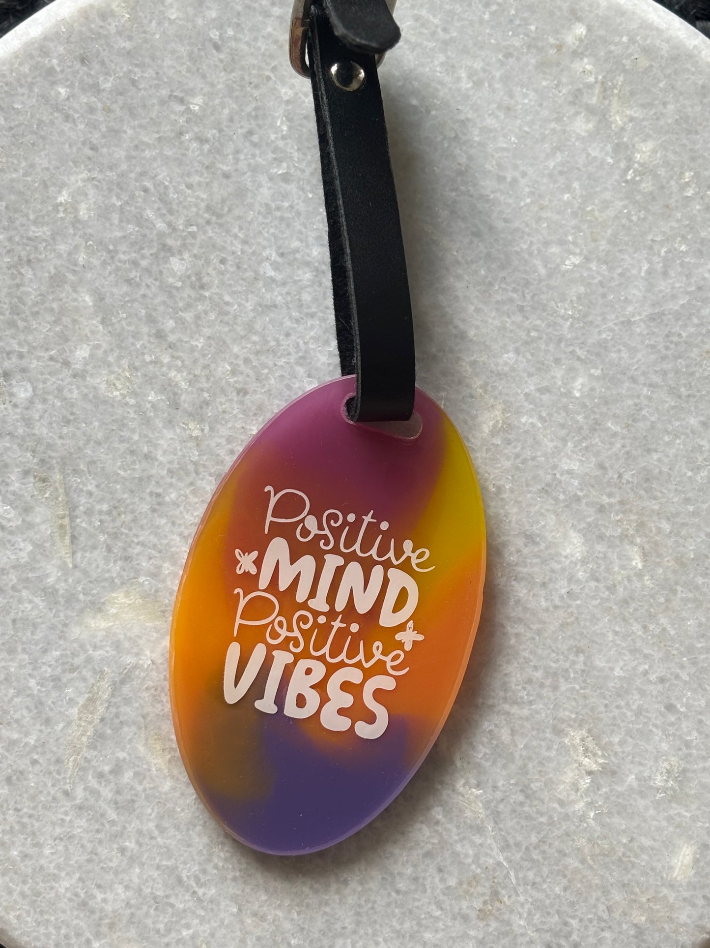 Luggage Tag - Positive Mind, Positive Vibe