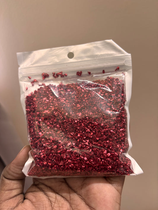 Red stone for craft work(298 gms)