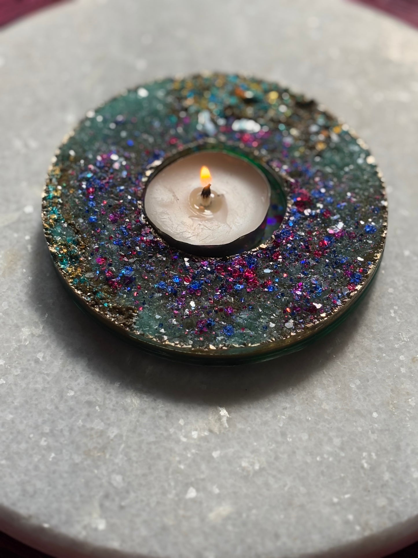 Druzy Tealight Holder (D2)