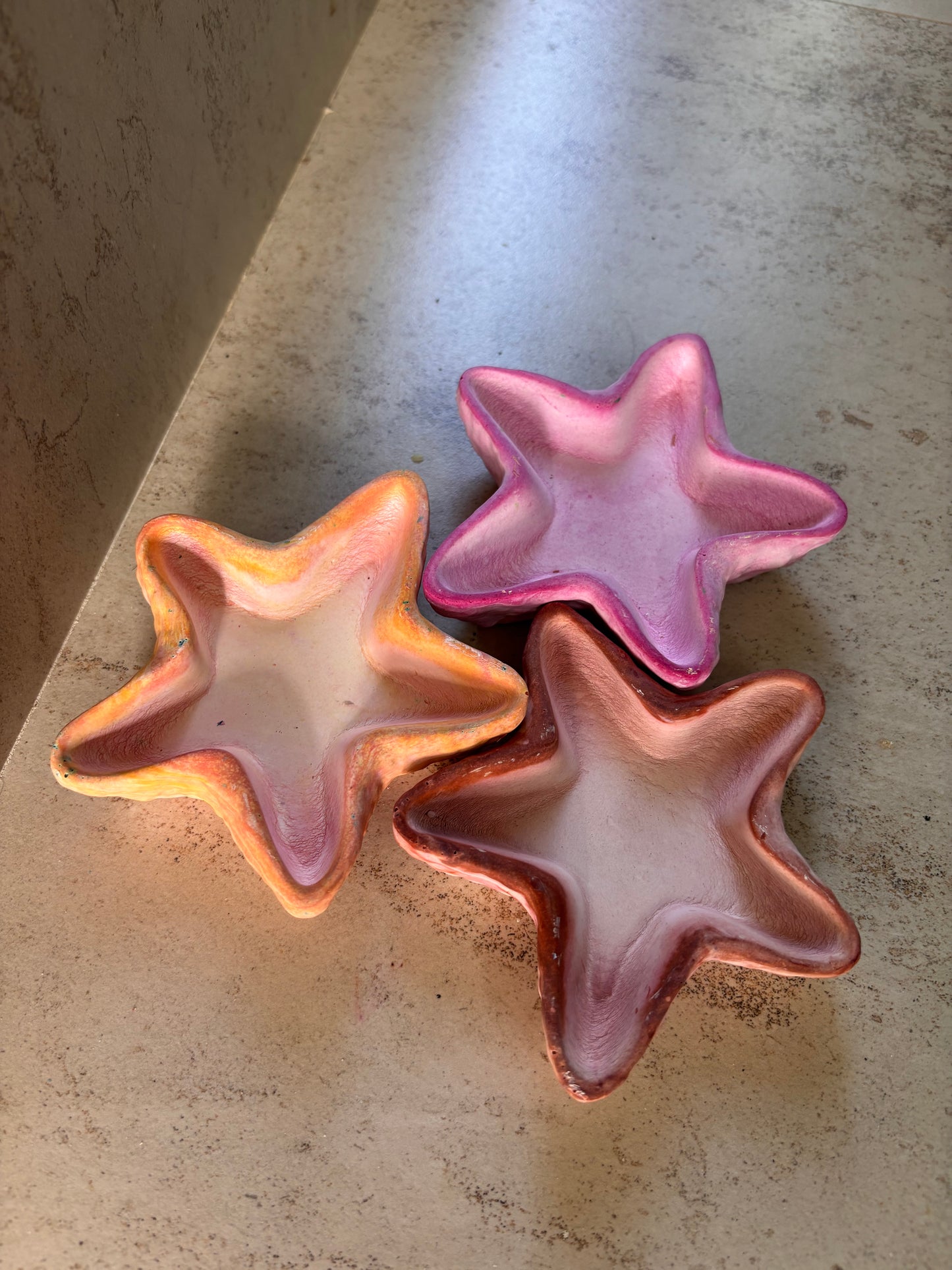 Starfish Candle Base - Set of 3 nos