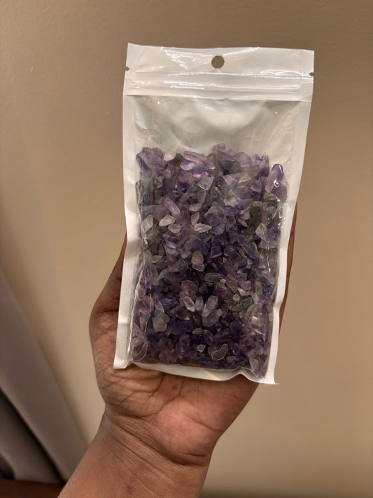 Purple Stones for craft (146  gms)
