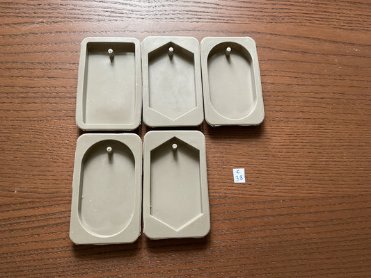 Mould - Wax Tablet - Set of 5 cavities - C38