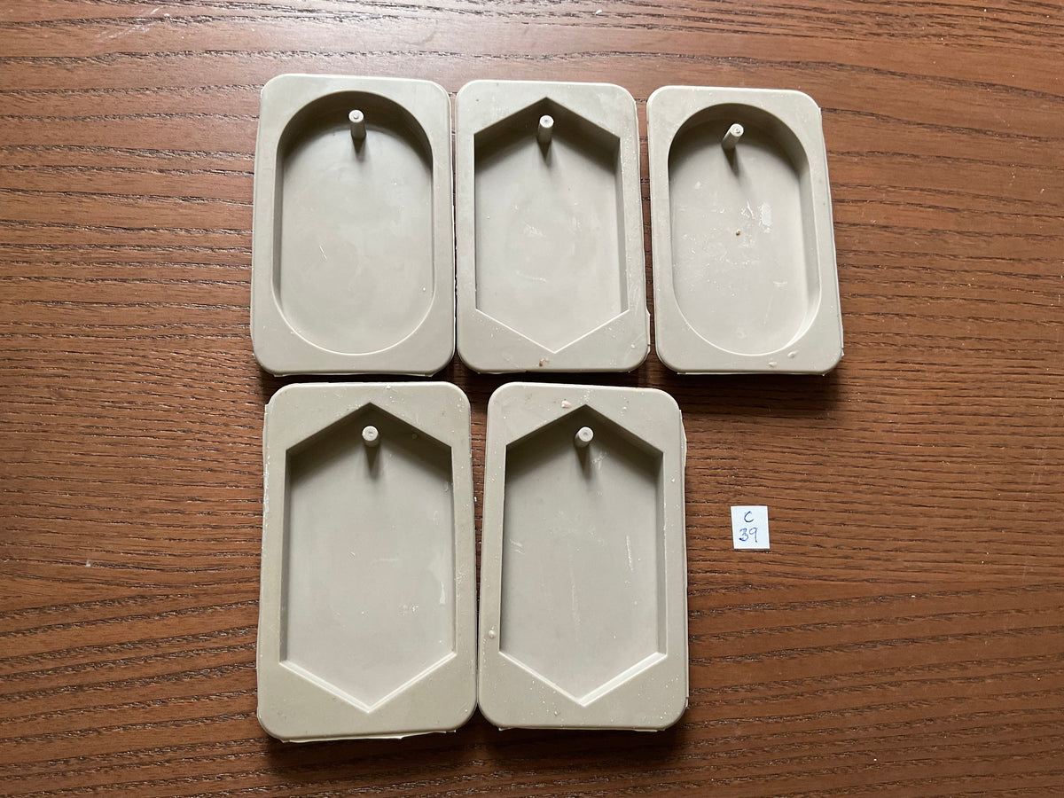 Mould - Wax Tablet - Set of 5 cavities - C39