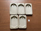 Mould - Wax Tablet - Set of 5 cavities - C39