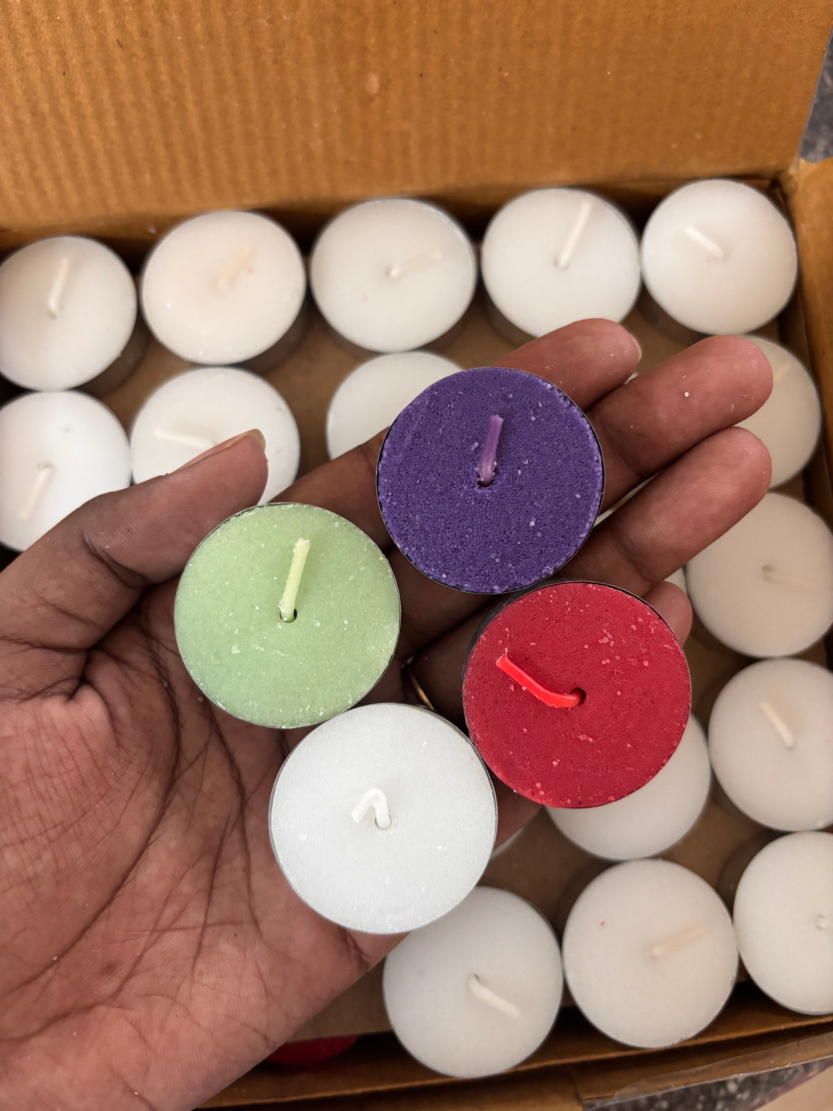 Assorted Tealight Candles Mix - 101 nos