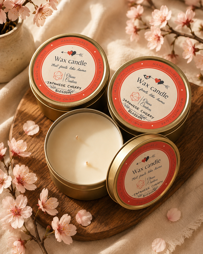 Golden Hour Candle - Japanese Cherry Blossom Fragrance