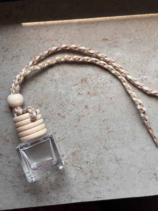 Car Diffuser Bottle - Cube Shape - 9 nos