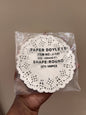 Round Shape Paper Doyleys(100 nos)