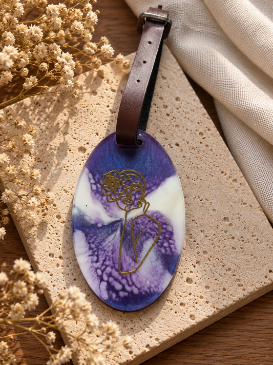 Luggage Tag - Lady - Design 2