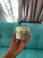 Gold Tin Candle Jar - Set of 15 nos