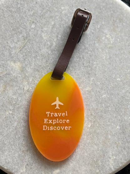 Luggage Tag - Travel, Explore, Discover