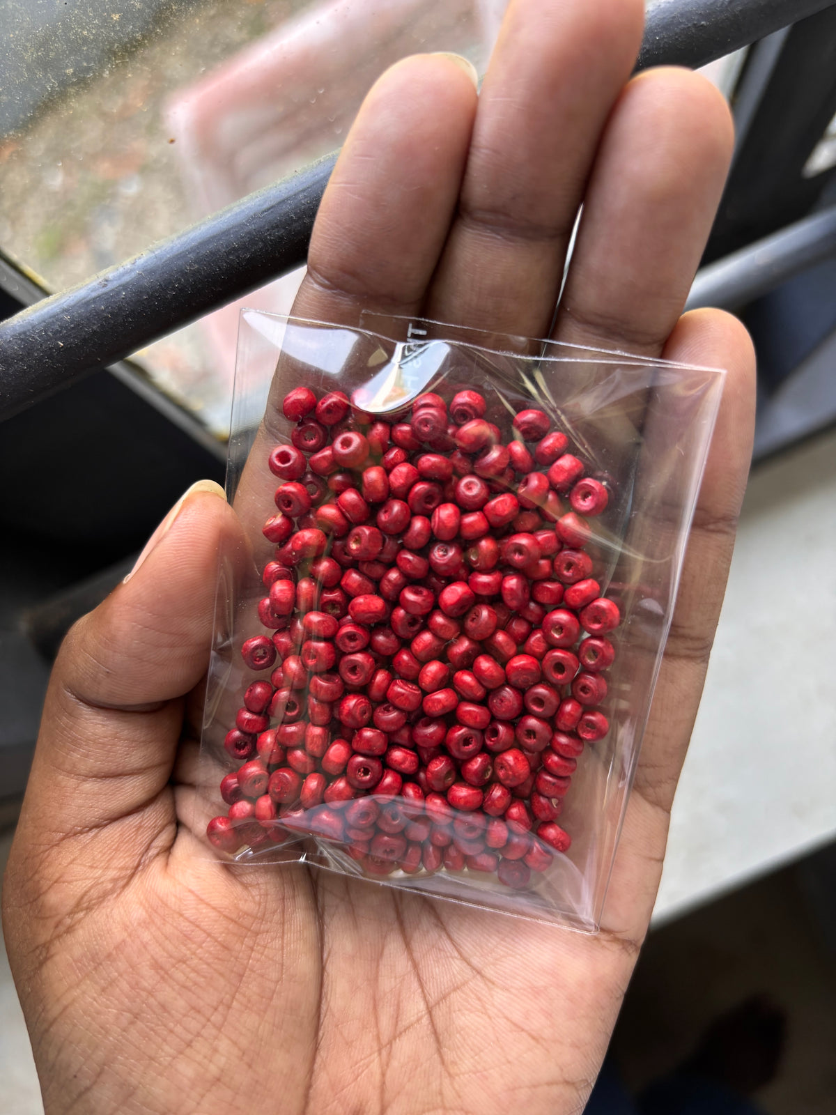Beads -Red - T18