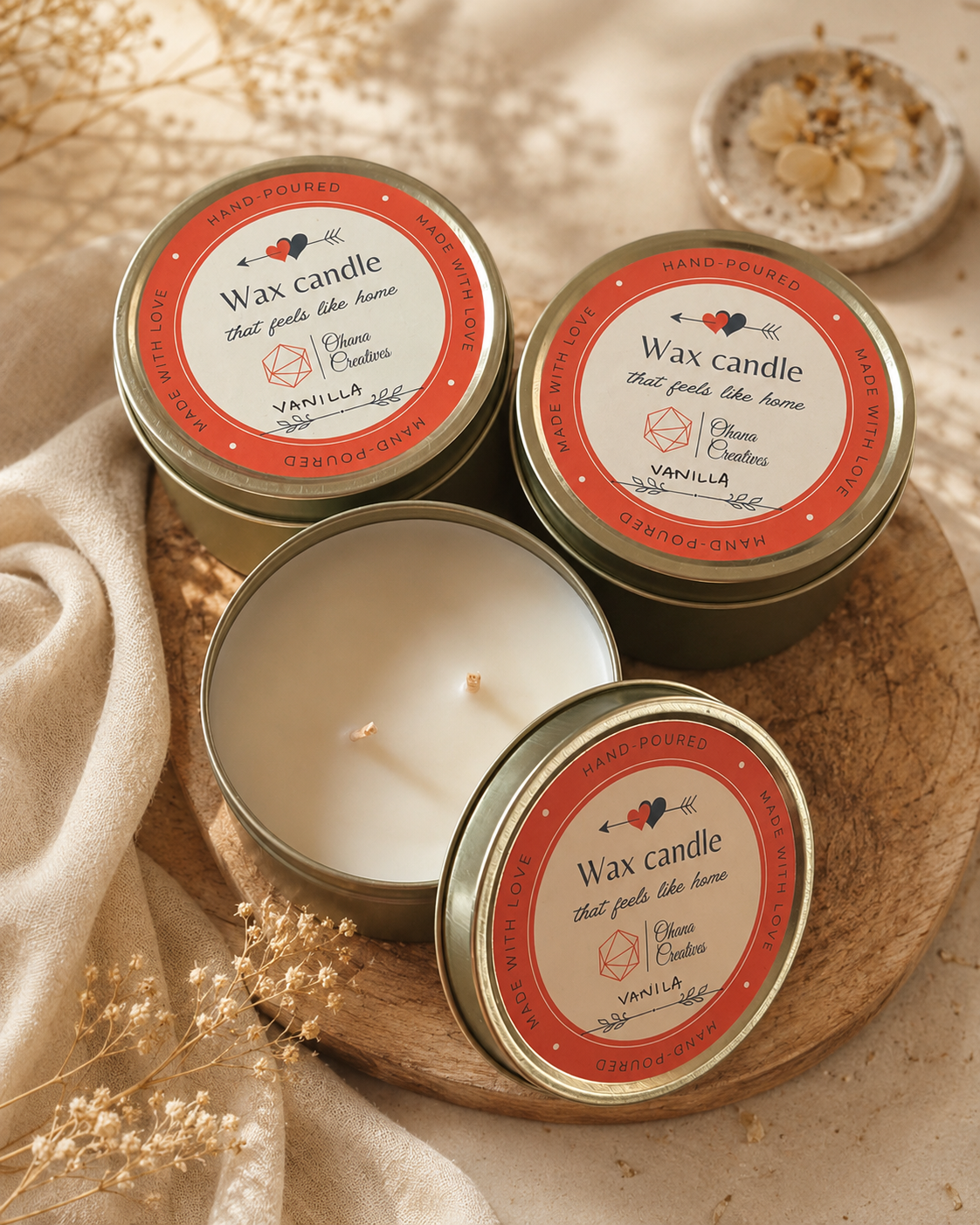 Golden Hour Candle - Vanilla fragrance