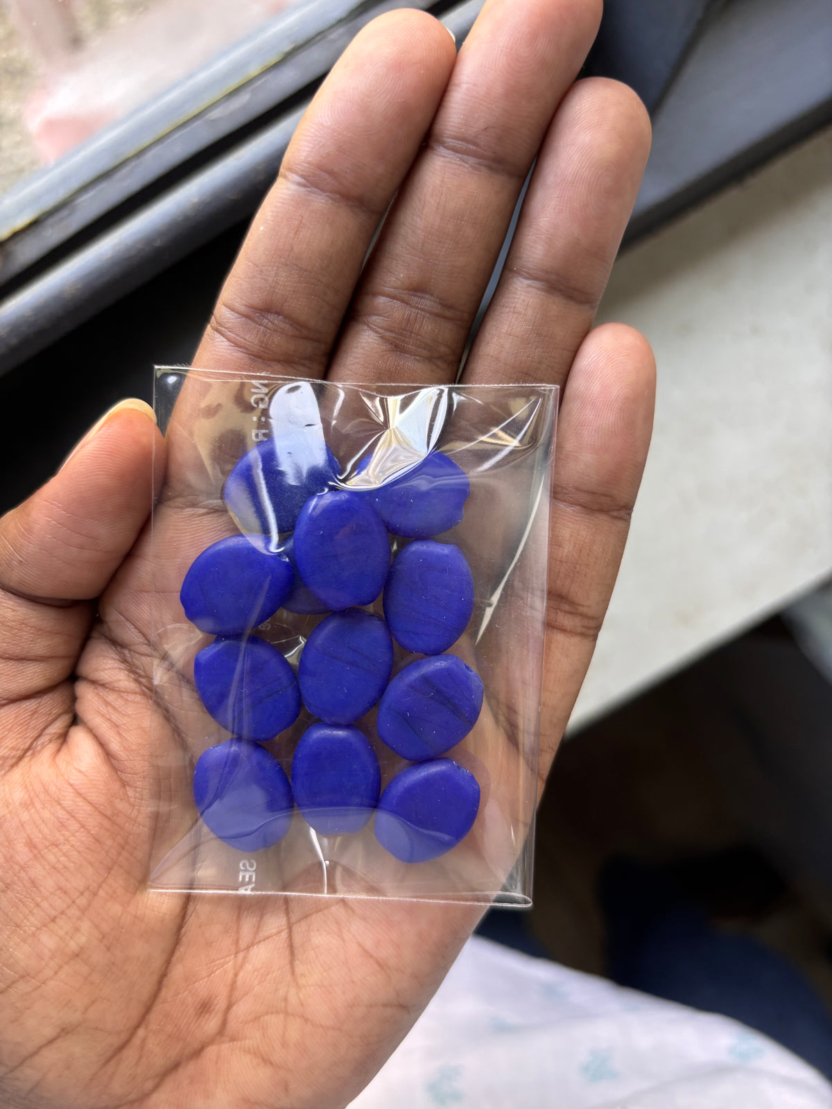 Beads -Blue- T16